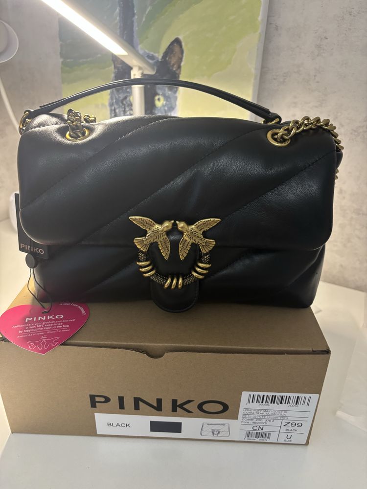 Оригінальна шкіряна сумочка Pinko