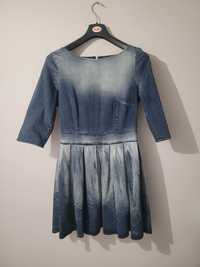 Sukienka niebieska dżins