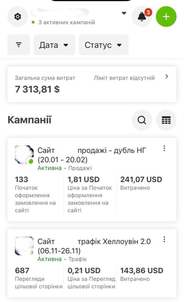 Таргет для обмежених ніш / Facebook Ads