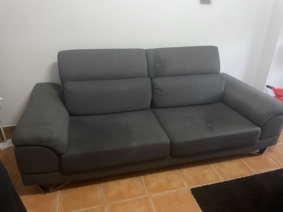 Vendo sofa cinzento