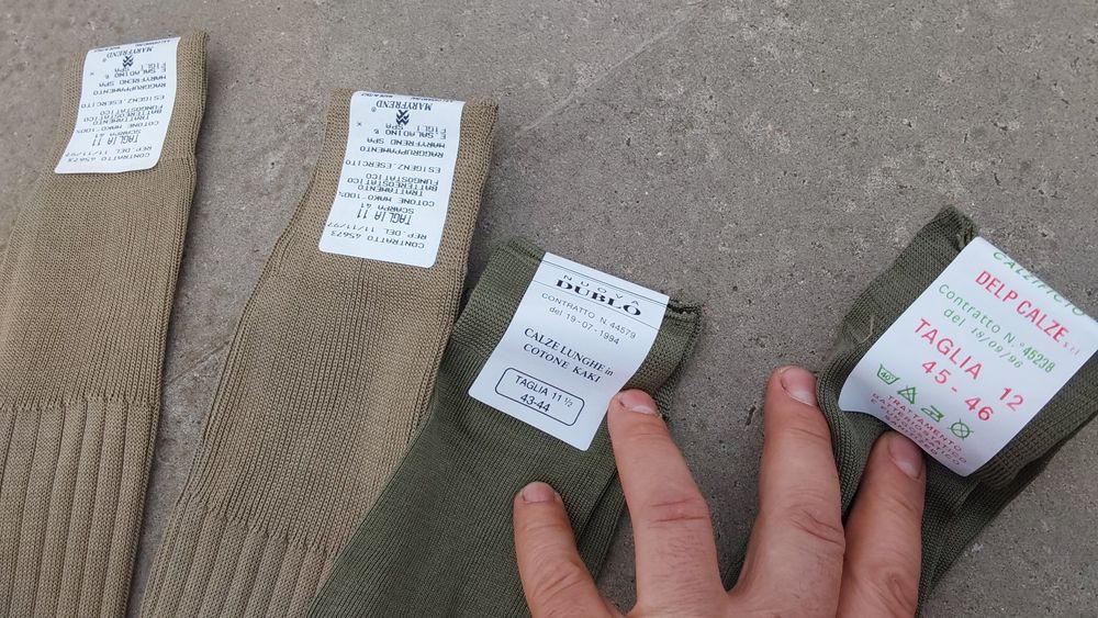 Шкарпетки армії Італії олива та коет антибактеріальні 41.42.43..44.45.