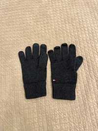 Tommy Hilfiger rękawiczki pięciopalcowe Prima Glove - grey