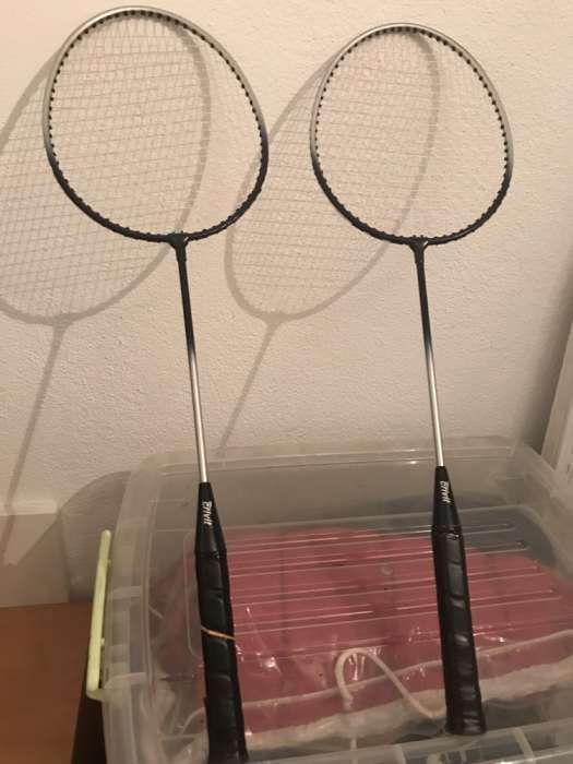 2 raquetes badminton crivit