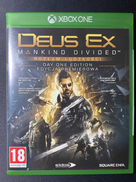 Deus Ex Mankind Divided Rozłam Ludzkości Day One Edition - Xbox One