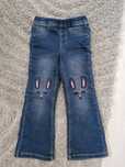 Spodnie dzwony jeansowe SMYK r. 104