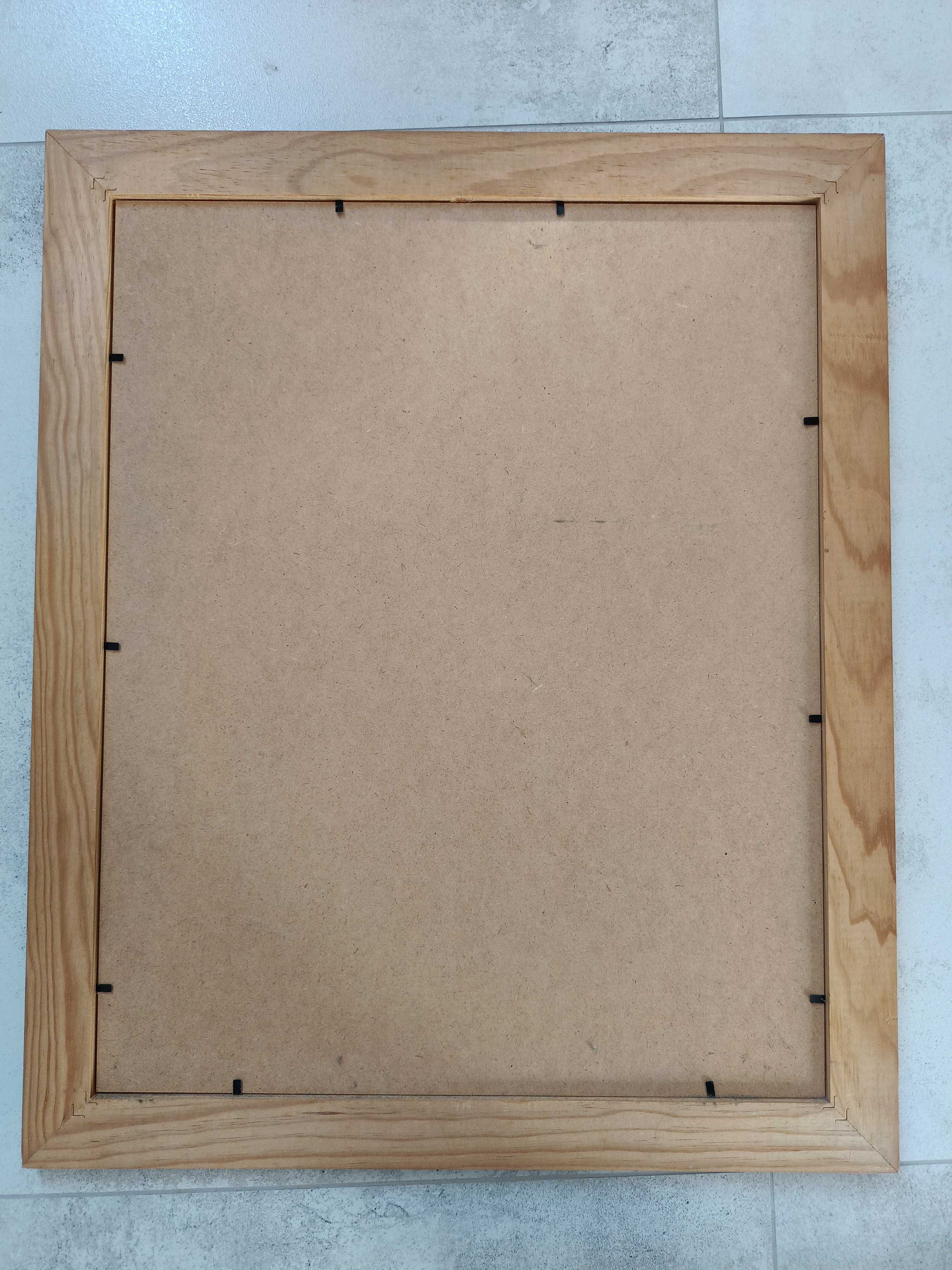 Obrazek Plakat że słonecznikami za szkłem w ramie 57,5 x 48
