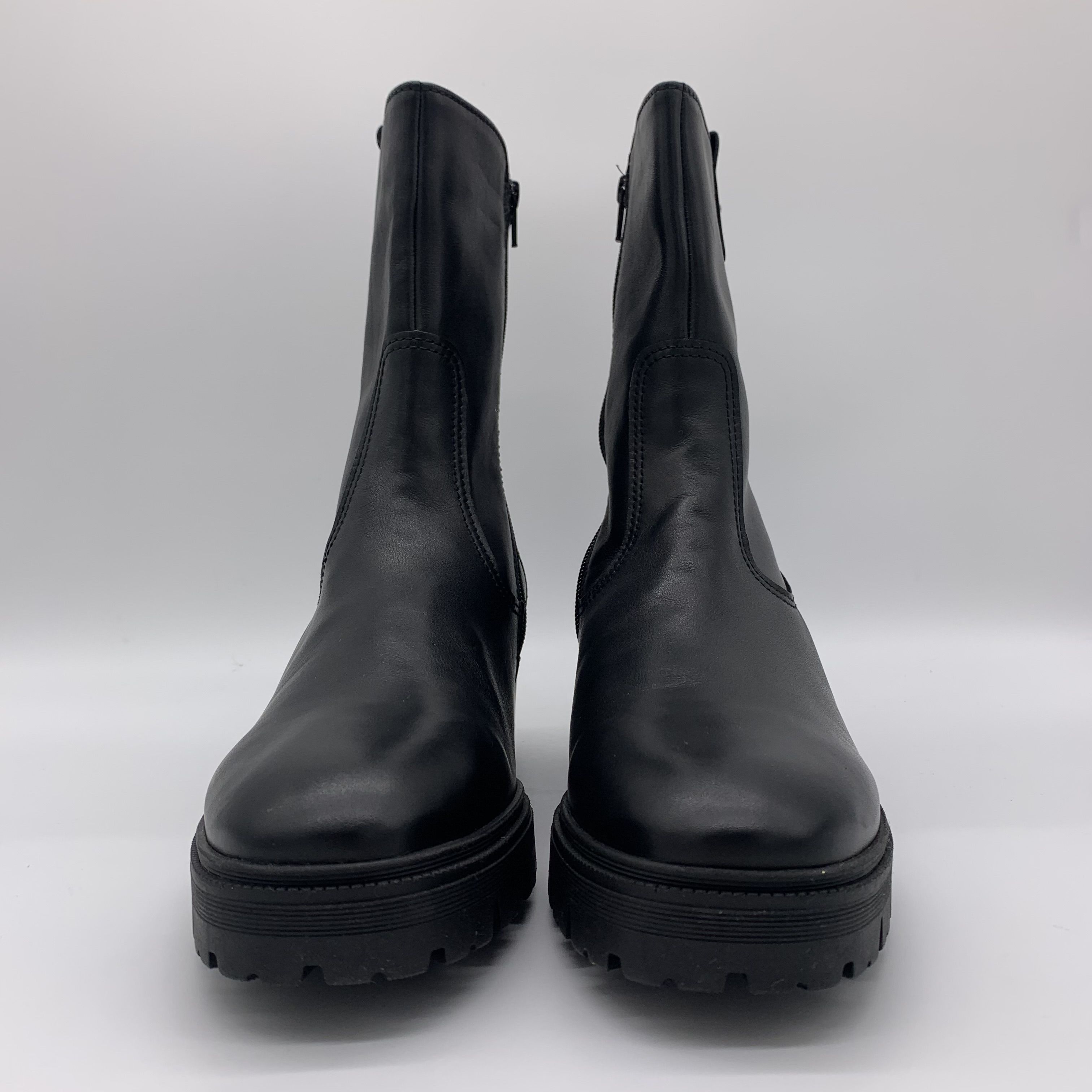 Buty damskie botki trzewiki skórzane GABOR rozmiar 44 czarne 32.810.57