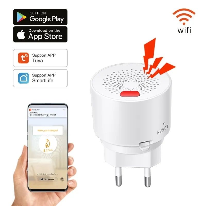 Умный Wi-Fi Датчик Газа