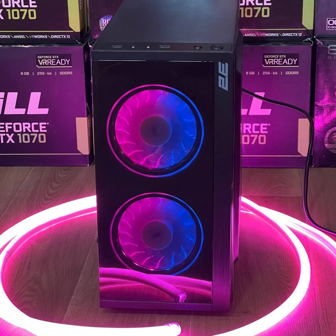 Игровой ПК RX 580 8GB, Intel 12(24) Ядер, 16 ГБ DDR4, SSD