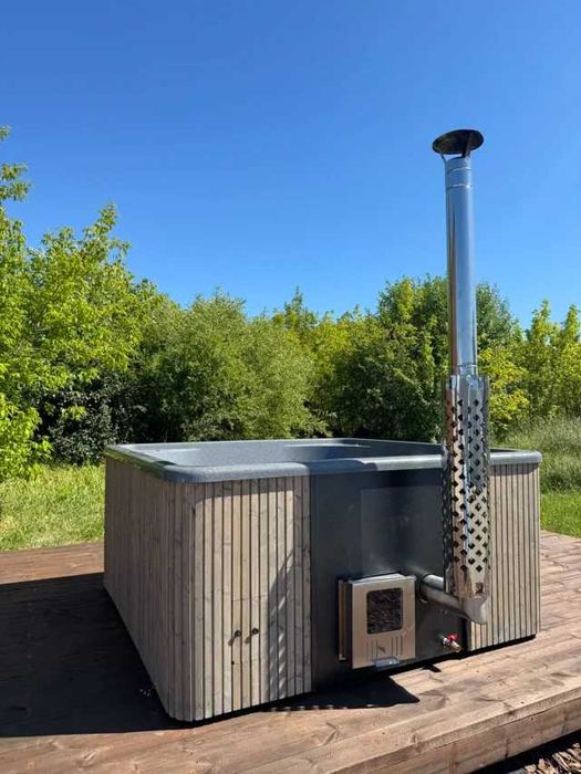 Gorąca balia/Beczka/Hot Tub/SPA/Jacuzzi/Kompletna od ręki 8osób kompoz