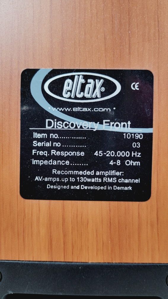 Kolumny 5.0 Eltax Discovery 130W 4-8ohm brązowe