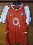 Футболка Арсенал 2002/03 Бергкамп