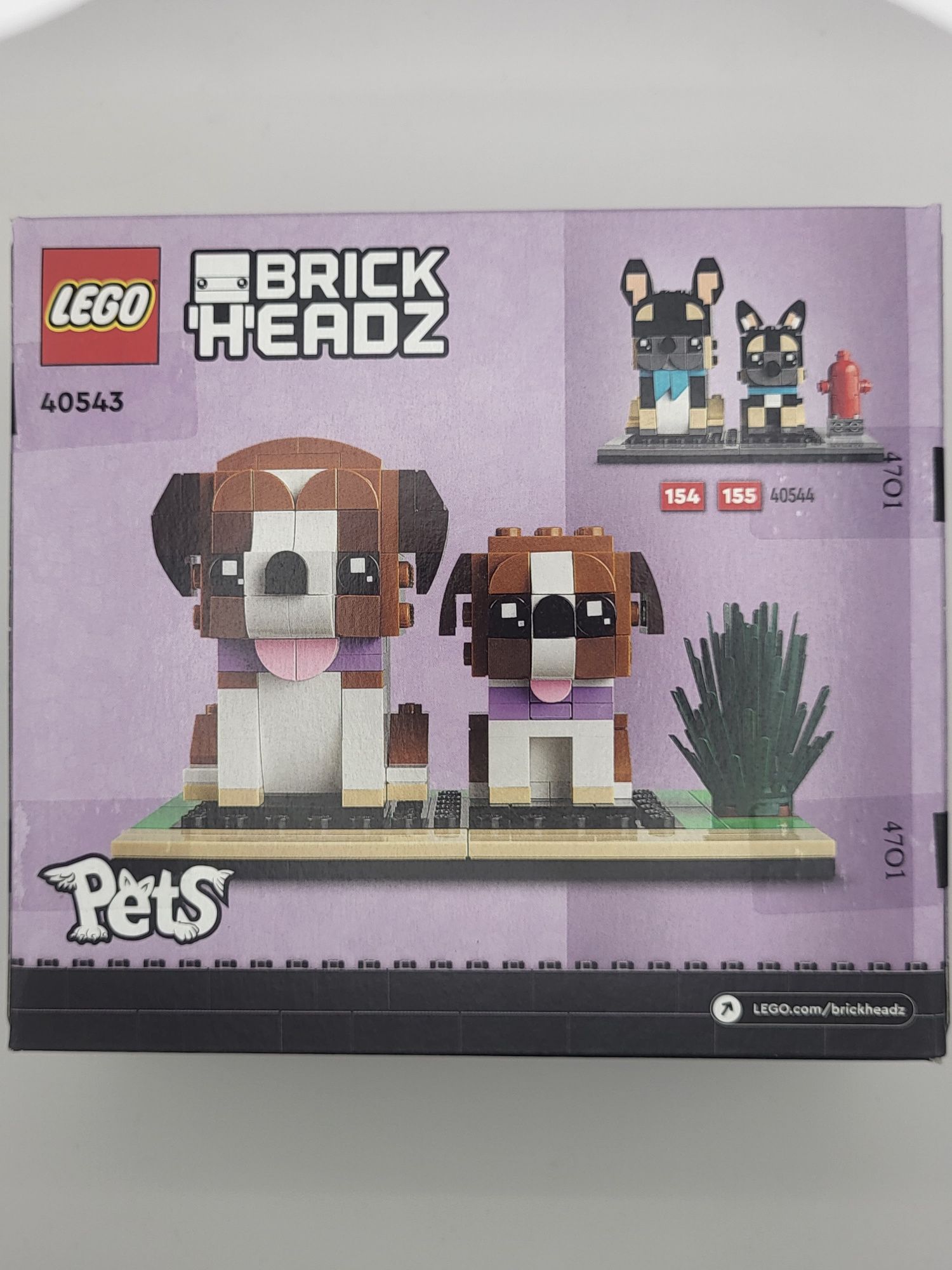 LEGO BrickHeadz pieski 40543