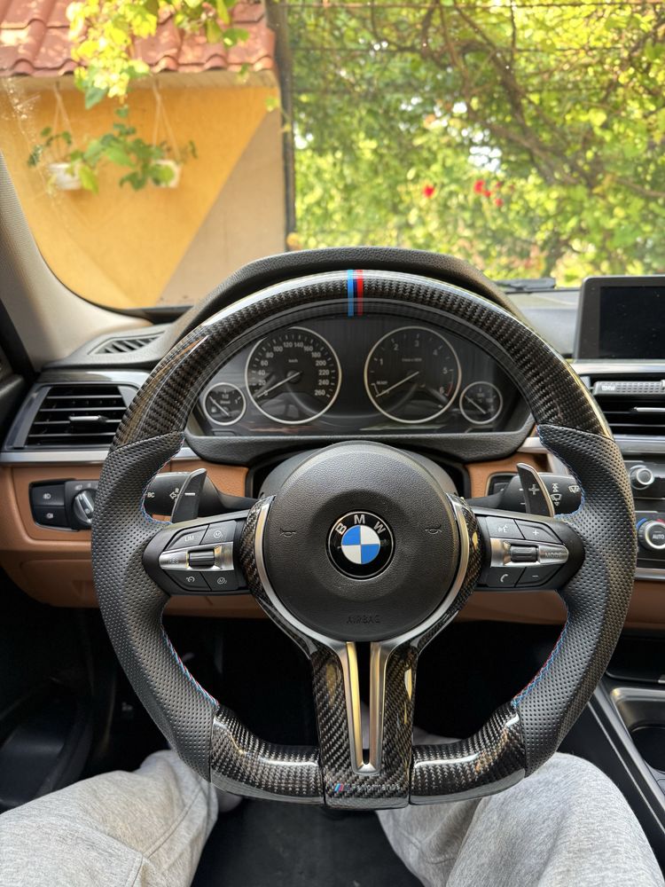 М Руль Карбоновий для BMW F30 F20 F15 F25 F16 F22 F31 F32 F34 кермо