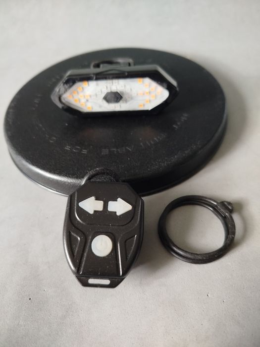 Światło LED USB rowerowe z kierunkowskazami