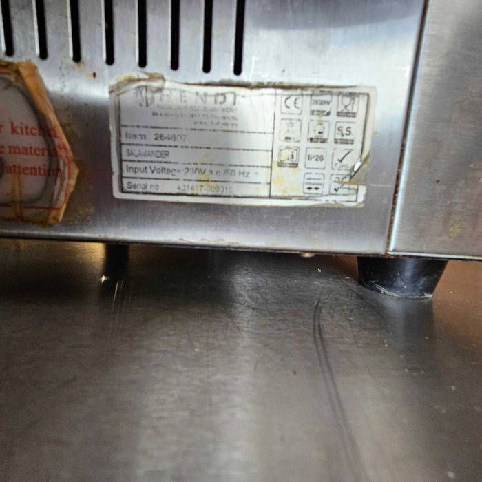 Salamander gastronomiczny 450 | Hendi 264607, używany, sprawny