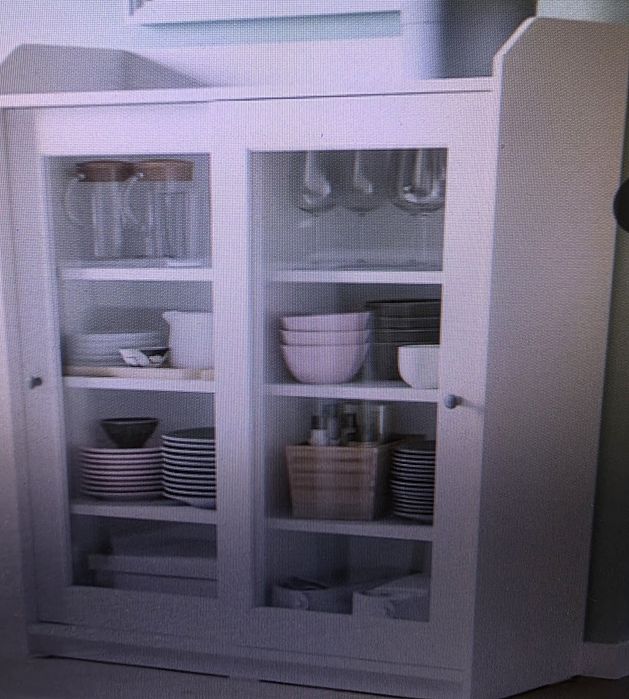 Vitrine branca Ikea