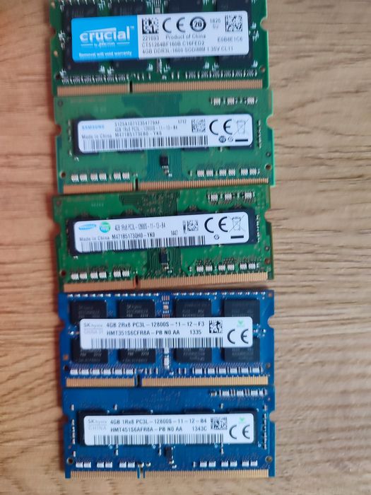 Оперативная память для ноутбука 4 гб 1.35v низковольтная