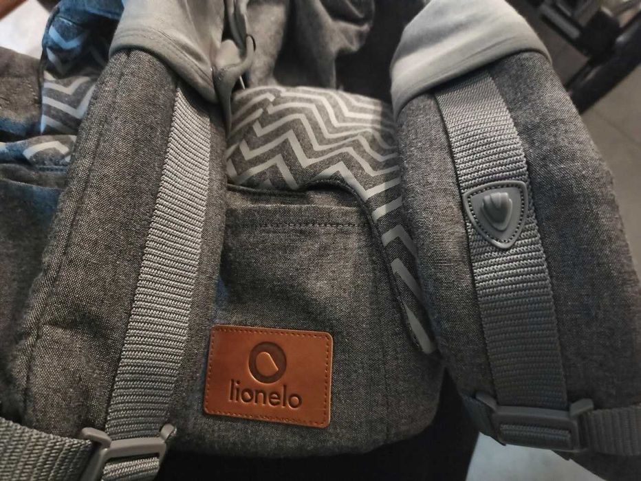 Nosidełko dziecięce Lionelo Margareet Wave (Szare)