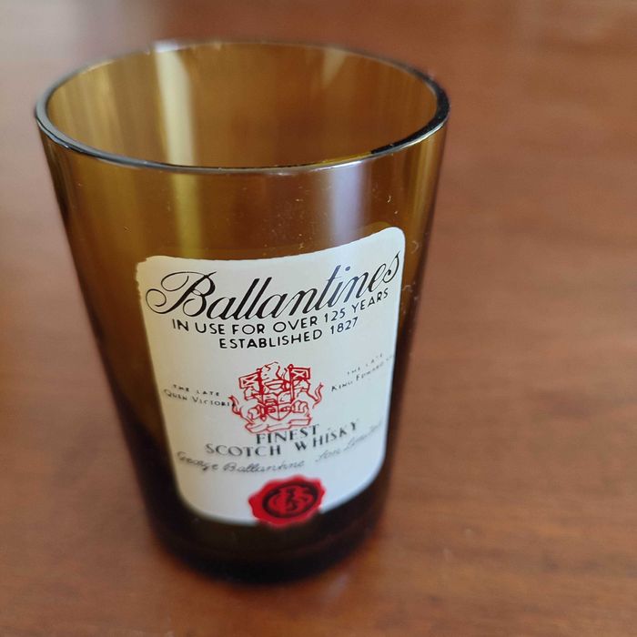 Copos de vidro escuro para Whisky ou bebidas espirituosas