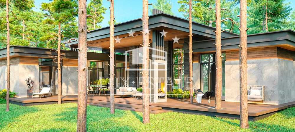 Предлагаем стильный дом в окружении соснового леса в клубном КГ