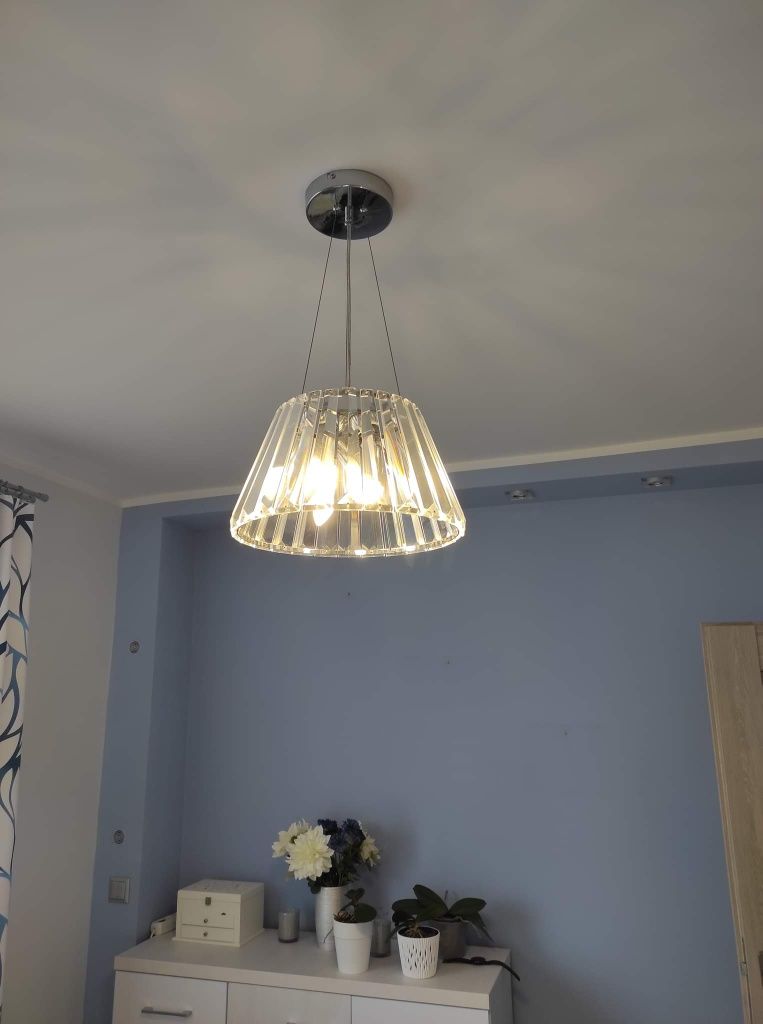 Lampa wisząca kryształki