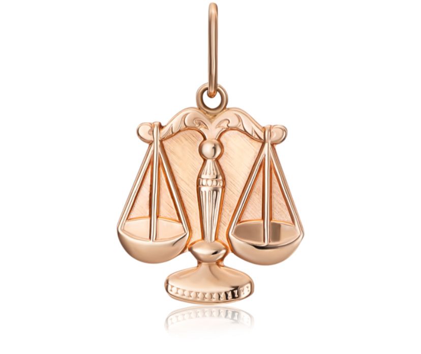 Золотий кулон Терези