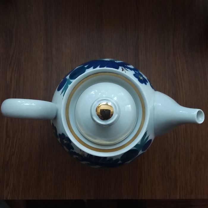 Чайник большой, доливной и заварочный СССР. Винтажные клипсы.