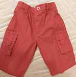 Spodenki czerwone rozmiar 80 0-3 mc mothercare