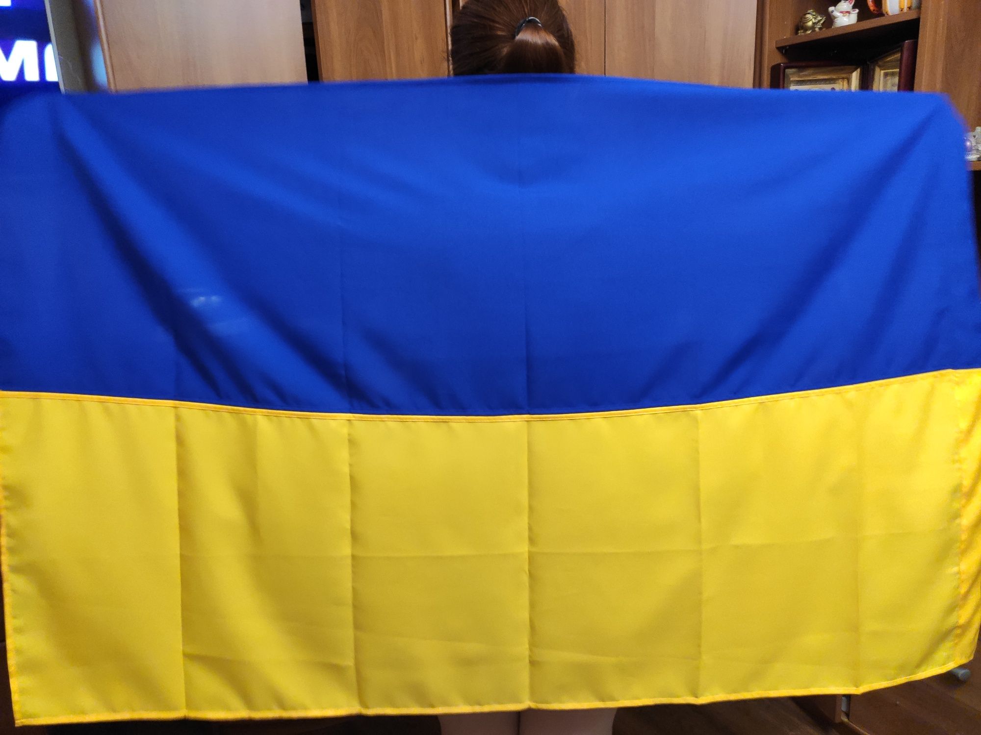 Стяг. Прапор України. Флаг. Габардин, болонья, підкладка. Київ.