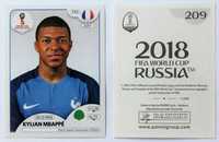 MBAPPÉ-Cromo Rookie do Mundial 2018-Nr.219 da Panini