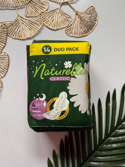 Naturella Classic Podpaski higieniczne, na noc, ze skrzydełkami