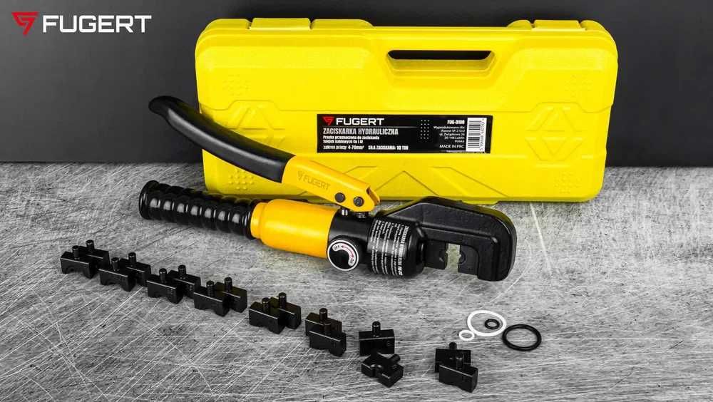 ZACISKARKA do tulejek Praska do kabli hydrauliczna ręczna Powystawowa