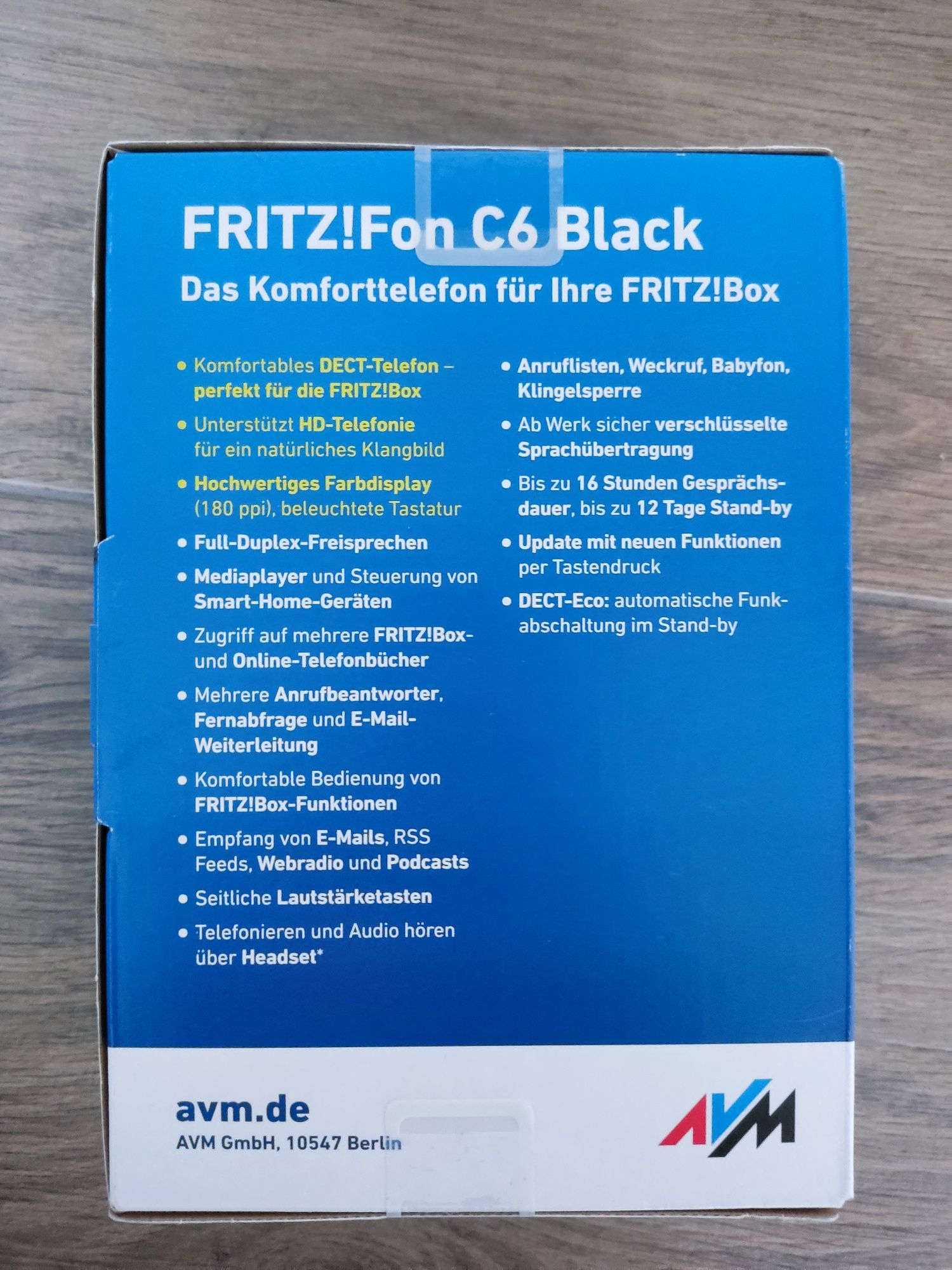 Беспроводной телефон FRITZ!FON C6