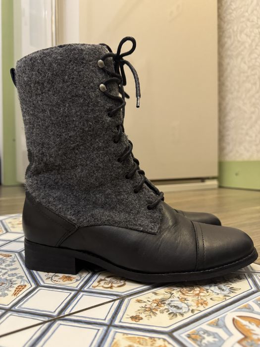 Ботинки кожаные,деми,39 ,Португалия