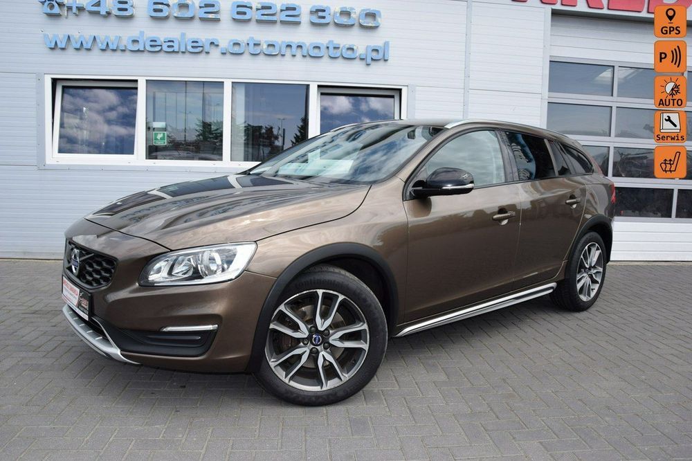 Volvo V60 Cross Country 2.0 D3 Summum 100% bezwypadkowy Serwis LED Skóra Navi EURO-5 Zamiana