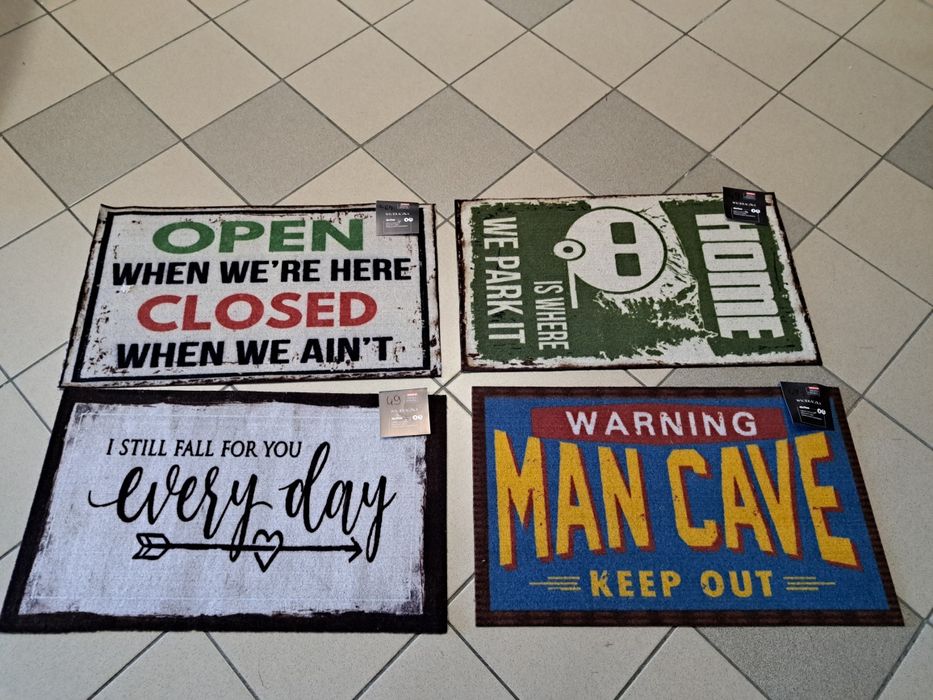 Zabawna wycieraczka 45x75 ciekawych wzór tekstylna antypoślizgowa