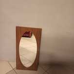 Lustro drewniane PRL
