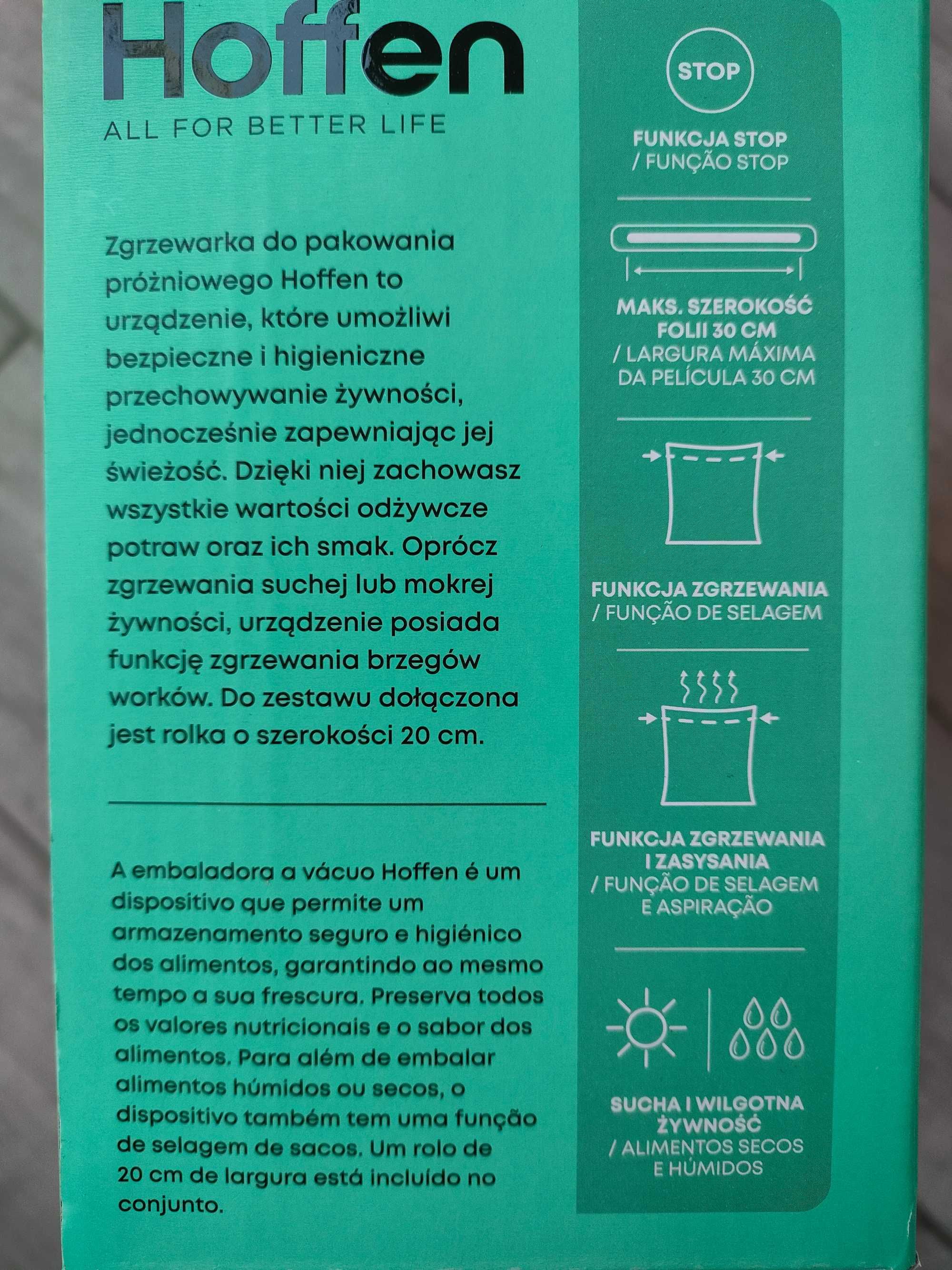 Zgrzewarka próżniowa do pakowania Hoffen 110W 30cm - NOWA - Warszawa