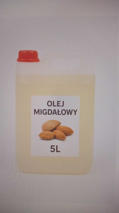 Olej migdałowy rafinowany 100% naturalny – 5 L