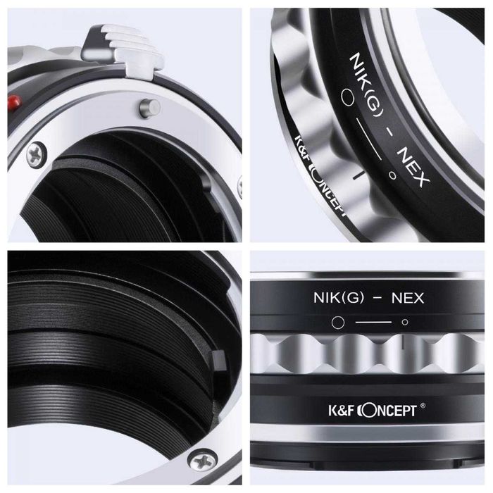Adapter Nikon AI AIS też G na Sony E-mount Nex Alpha
