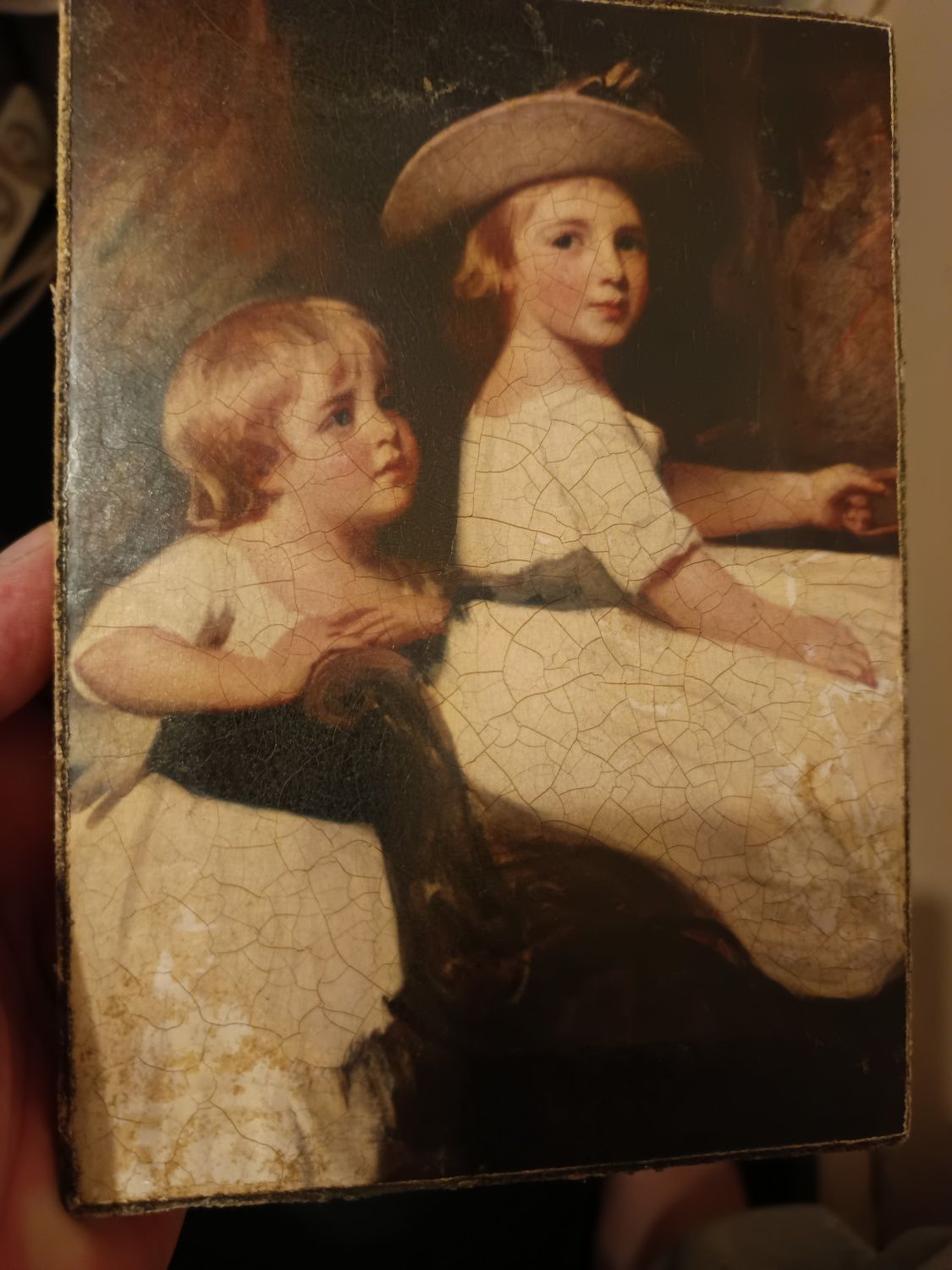 Obrazek olej na płótnie Dzieci Stanhope. George Romney