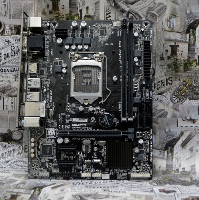 Материнская плата Gigabyte GA-H110M-S2H soket 1151 с Гарантией.