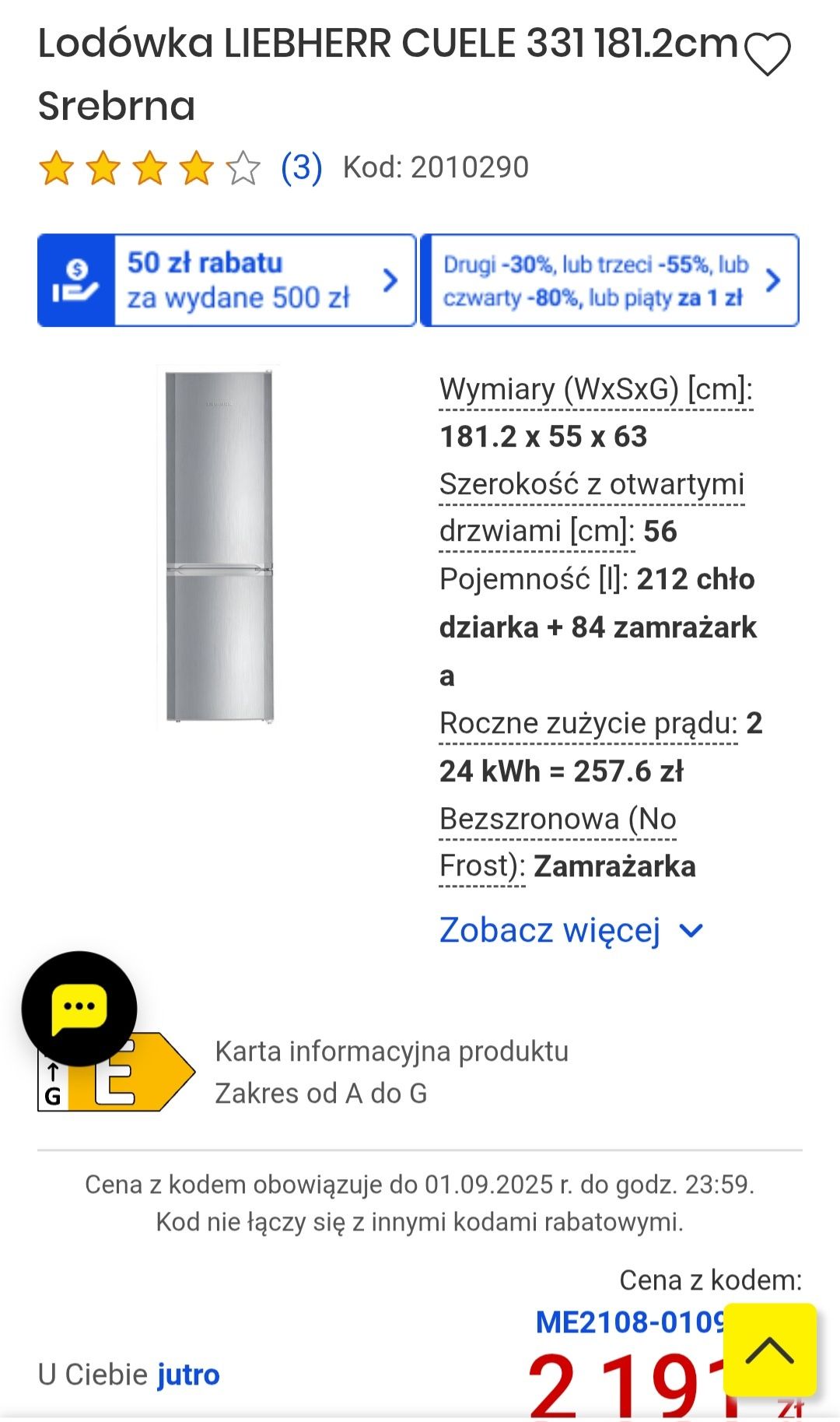 Nowa lodówka Liebherr