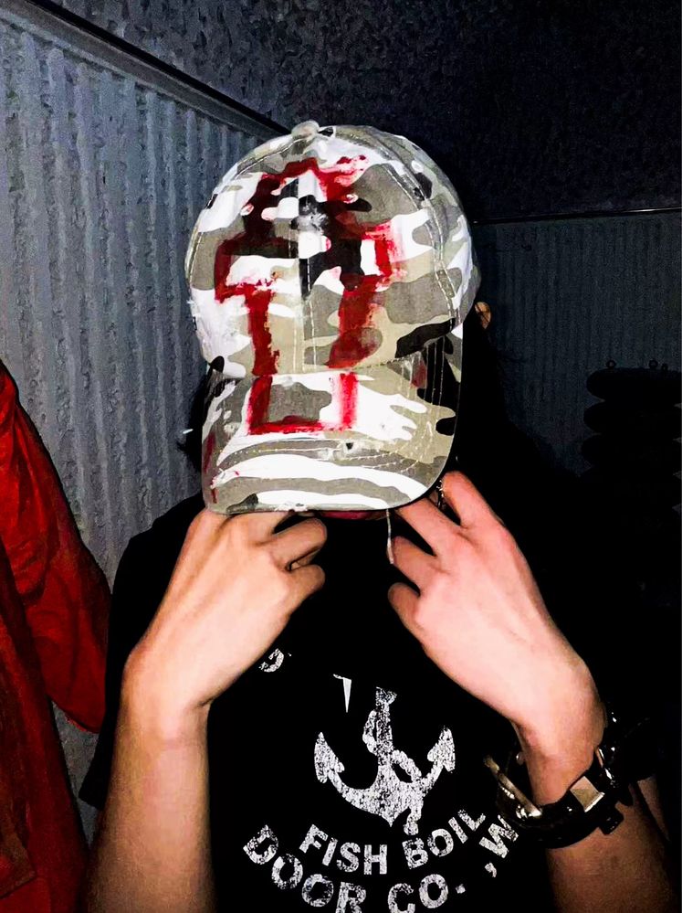 Paint Splash Camo Hat / Кепка
