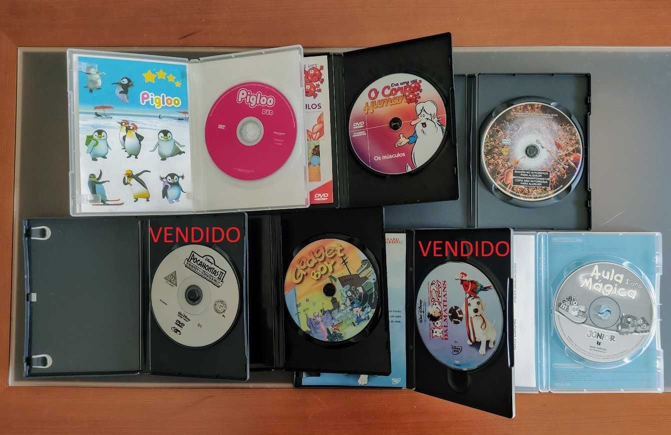 Filmes dvd originais com capa banda desenhada infantil