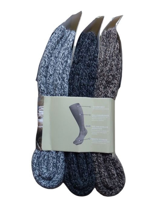 Wełniane grube skarpety męskie 3 pary.30 zł