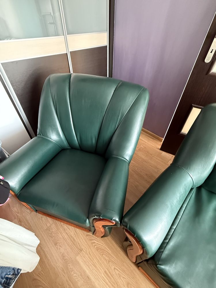 Zestaw sofa plus fotele