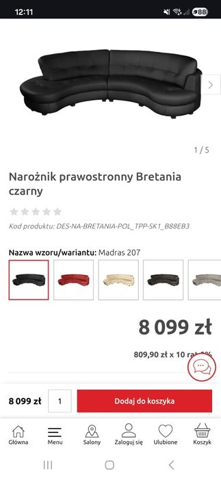 Narożnik Bretania Brw