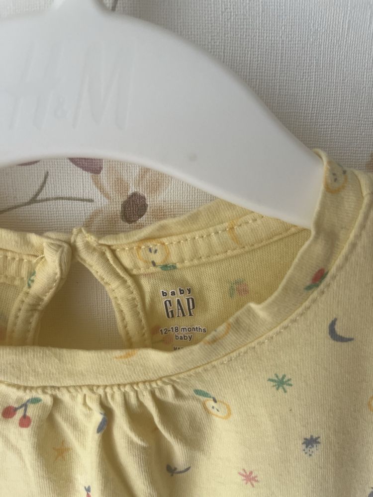 80 gap rsmpers bawelniany kwiaty lato falbanki